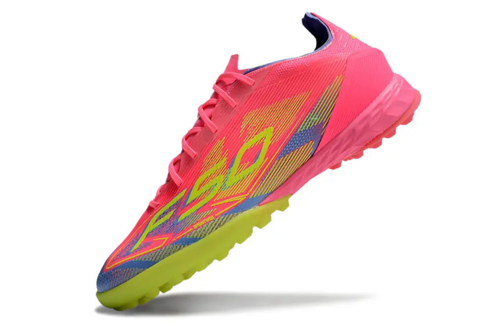 Adidas F50 Pro TF - Pink/Lime Green/Light Blue