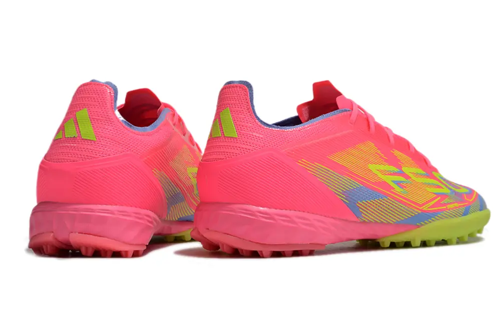Adidas F50 Pro TF - Pink/Lime Green/Light Blue