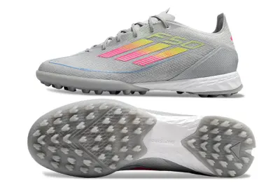 Adidas F50 Pro TF - Grey/Vibrant Pink/Neon Yellow