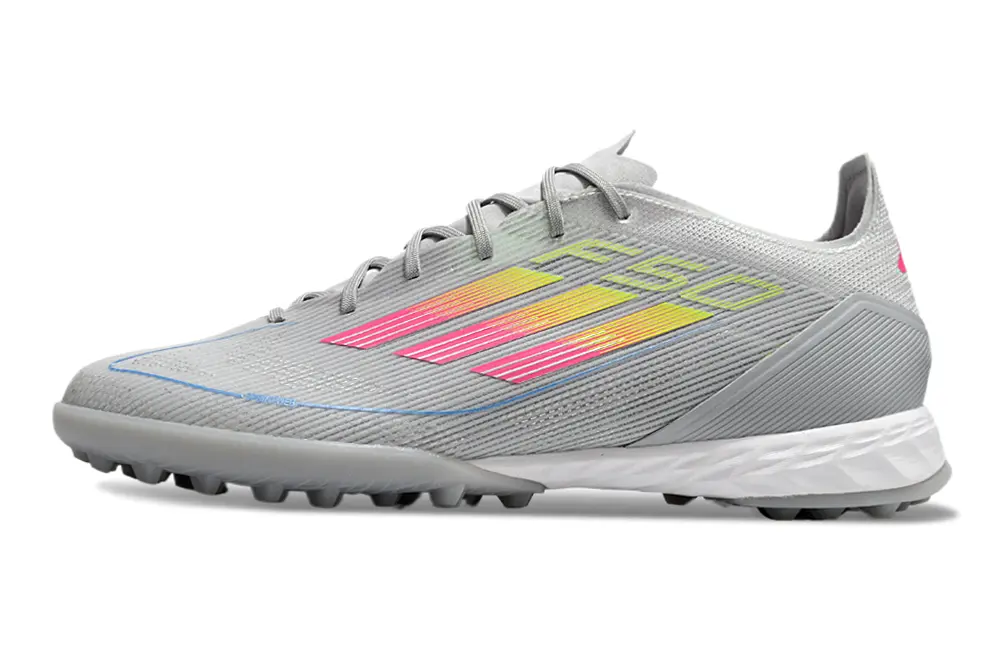 Adidas F50 Pro TF - Grey/Vibrant Pink/Neon Yellow