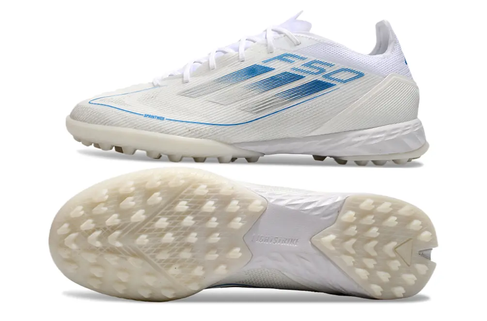 Adidas F50 Pro TF - White/Ice Blue/Crystal White