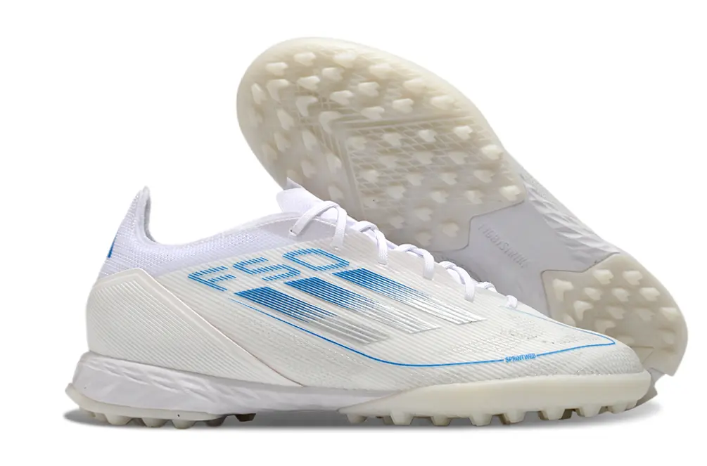Adidas F50 Pro TF - White/Ice Blue/Crystal White