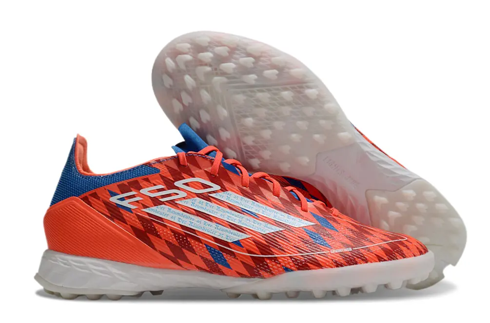 Thomas Müller x Adidas F50 Pro TF - Red/Electric Orange/Deep Blue