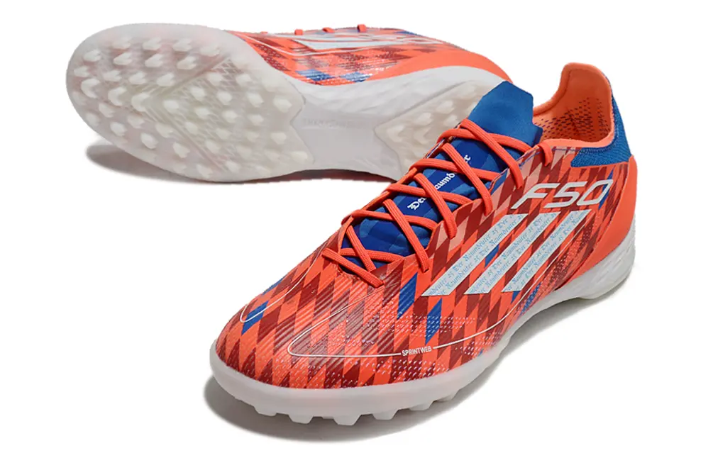 Thomas Müller x Adidas F50 Pro TF - Red/Electric Orange/Deep Blue