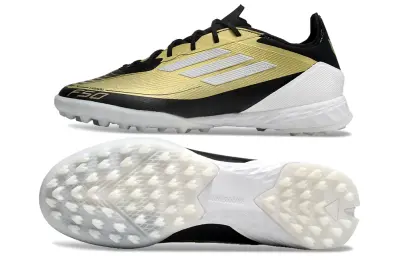 Messi x Adidas F50 Pro TF - Gold/Classic Black/White