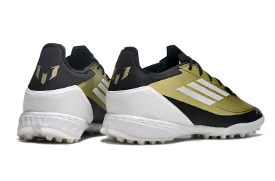 Messi x Adidas F50 Pro TF - Gold/Classic Black/White