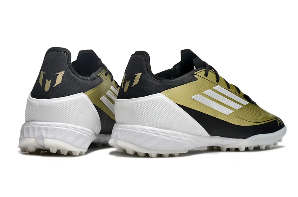 Messi x Adidas F50 Pro TF - Gold/Classic Black/White
