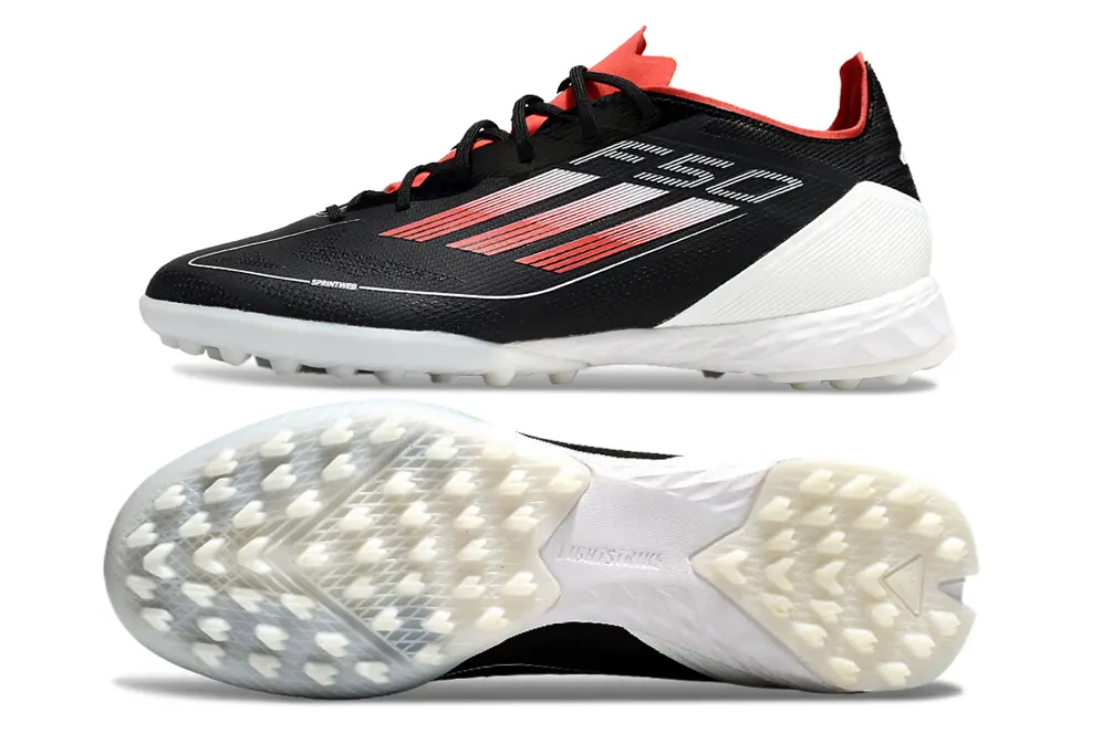 Adidas F50 Pro TF - Black/Crimson Red/White