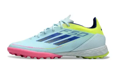Adidas F50 Pro TF - Aqua/Light Pink/Neon Yellow