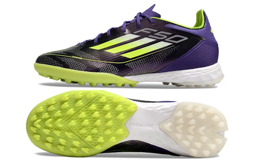 Adidas F50 Pro TF - Purple/Lime Green/Shimmering Black