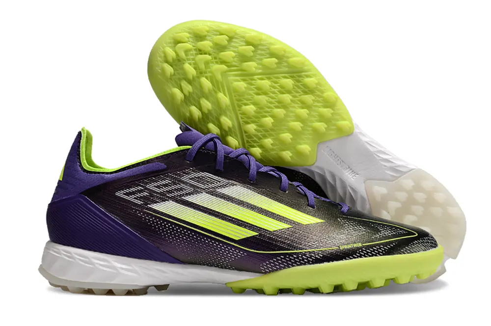 Adidas F50 Pro TF - Purple/Lime Green/Shimmering Black