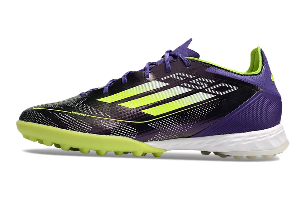 Adidas F50 Pro TF - Purple/Lime Green/Shimmering Black