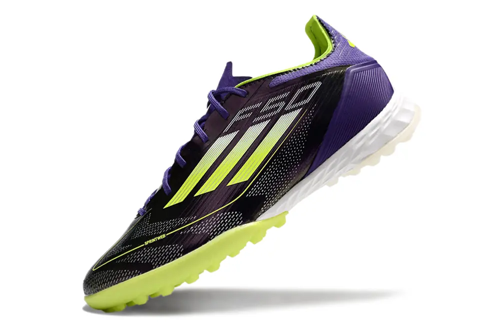 Adidas F50 Pro TF - Purple/Lime Green/Shimmering Black