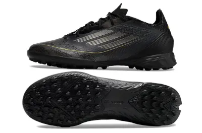 Adidas F50 Pro TF - Black/Gold Accents/Black Out