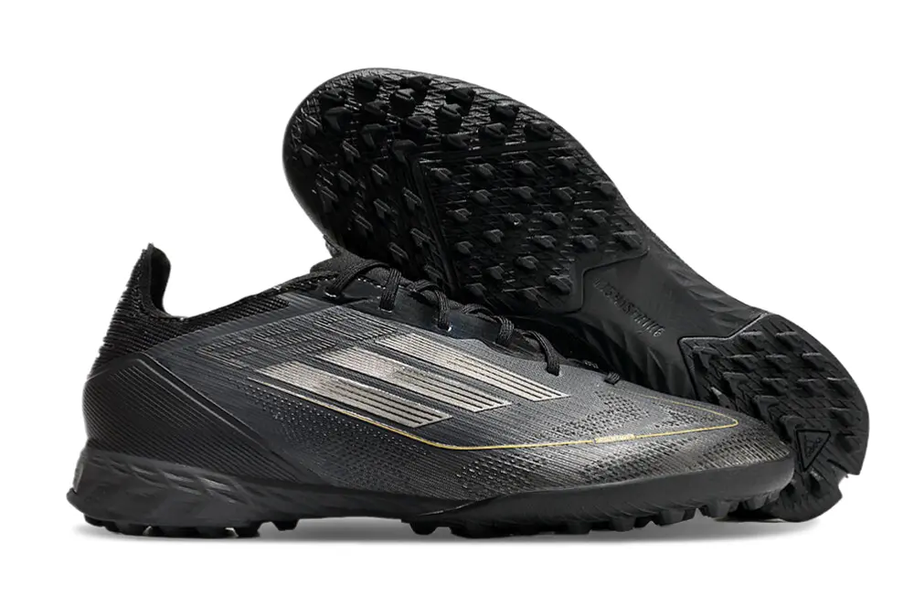 Adidas F50 Pro TF - Black/Gold Accents/Black Out