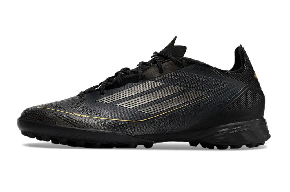 Adidas F50 Pro TF - Black/Gold Accents/Black Out