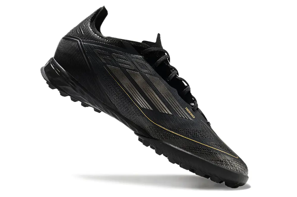 Adidas F50 Pro TF - Black/Gold Accents/Black Out