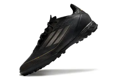 Adidas F50 Pro TF - Black/Gold Accents/Black Out