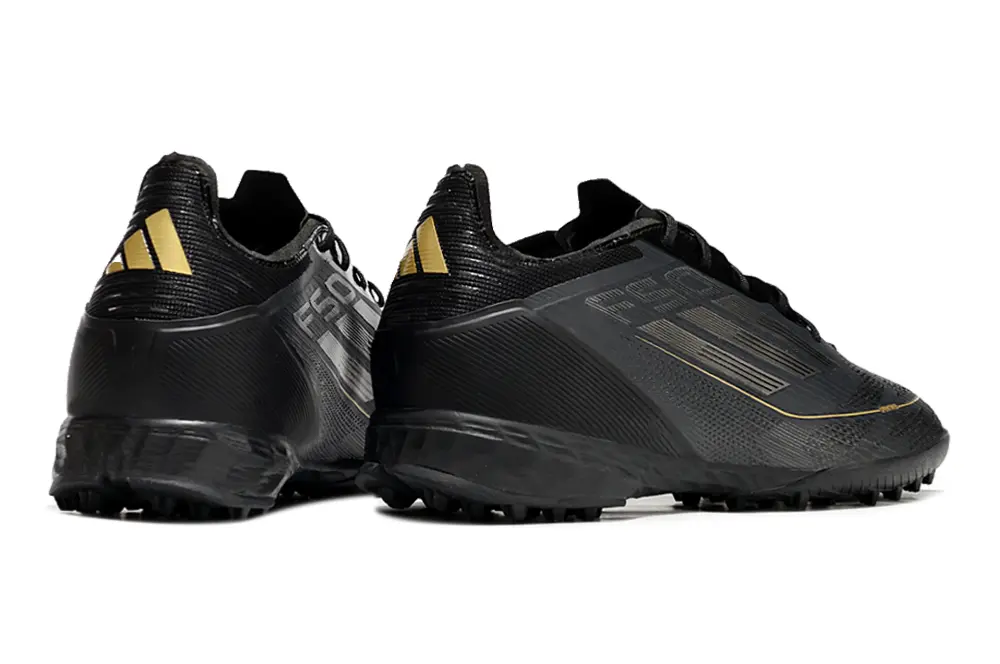 Adidas F50 Pro TF - Black/Gold Accents/Black Out