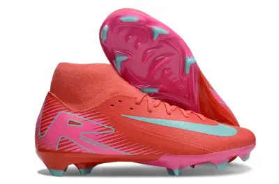 Nike Air Zoom Mercurial Superfly 10 Academy FG - Coral/Aqua Blue/Fuchsia Pink