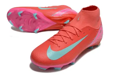 Nike Air Zoom Mercurial Superfly 10 Academy FG - Coral/Aqua Blue/Fuchsia Pink