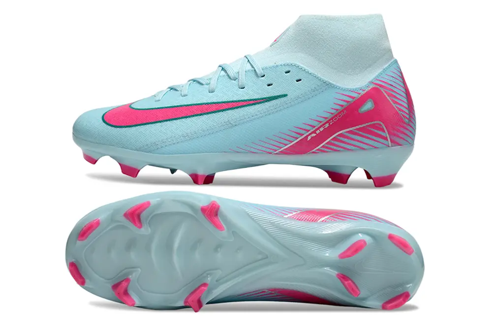 Nike Air Zoom Mercurial Superfly 10 Academy FG - Blue/Bright Pink/Soft Blue
