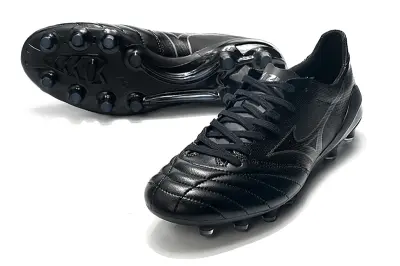 Mizuno Morelia Neo 2 FG - Black/Midnight Black/Shadow Black