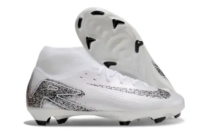 Nike Air Zoom Mercurial Superfly 10 Academy FG - White/Black And White/White And Black