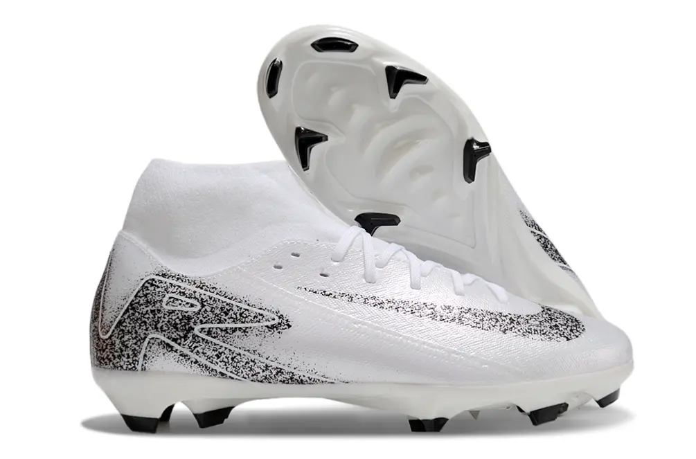 Nike Air Zoom Mercurial Superfly 10 Academy FG - White/Black And White/White And Black