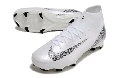 Nike Air Zoom Mercurial Superfly 10 Academy FG - White/Black And White/White And Black