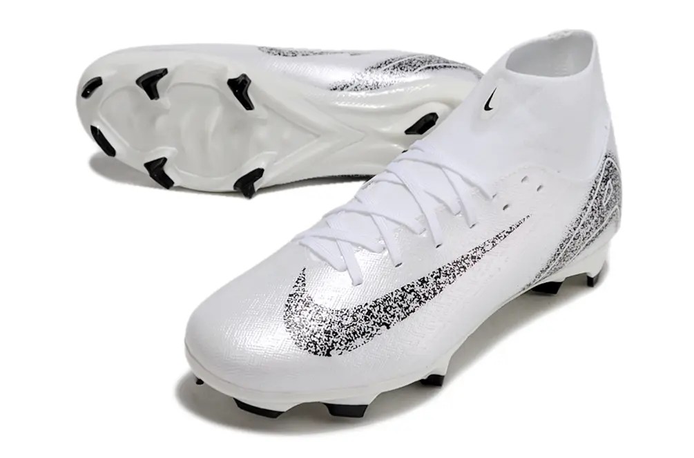 Nike Air Zoom Mercurial Superfly 10 Academy FG - White/Black And White/White And Black