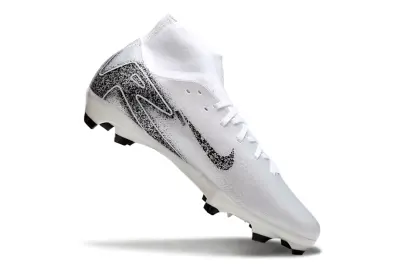 Nike Air Zoom Mercurial Superfly 10 Academy FG - White/Black And White/White And Black