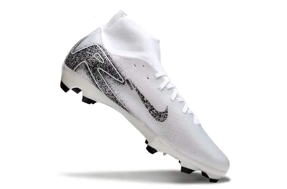 Nike Air Zoom Mercurial Superfly 10 Academy FG - White/Black And White/White And Black