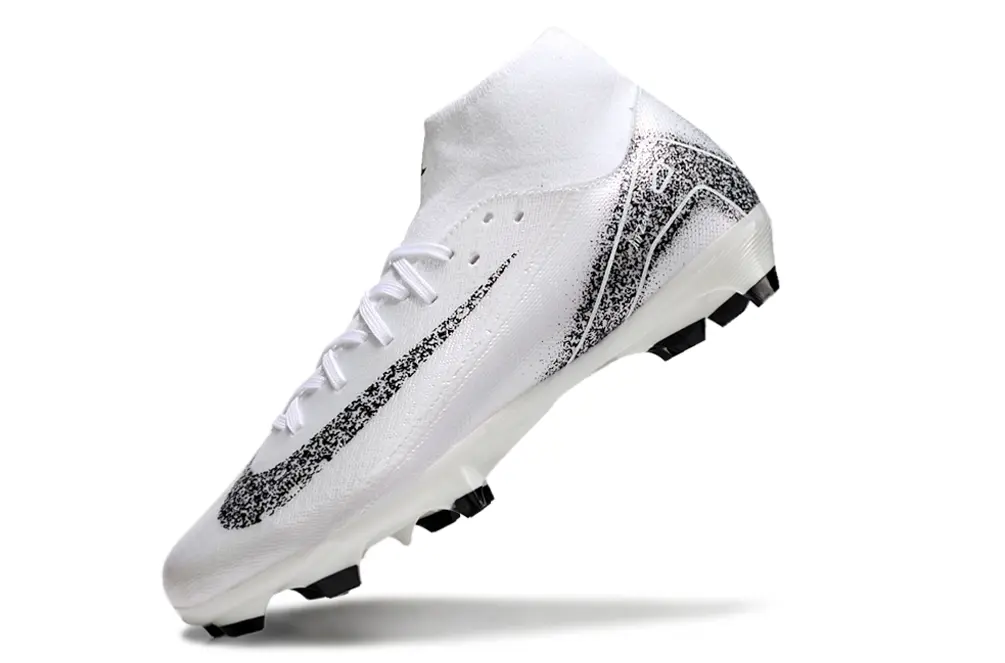 Nike Air Zoom Mercurial Superfly 10 Academy FG - White/Black And White/White And Black