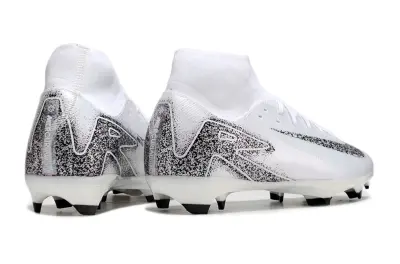 Nike Air Zoom Mercurial Superfly 10 Academy FG - White/Black And White/White And Black