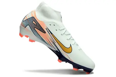 Nike Air Zoom Mercurial Superfly 10 Academy FG - White/Golden Yellow/Navy Blue