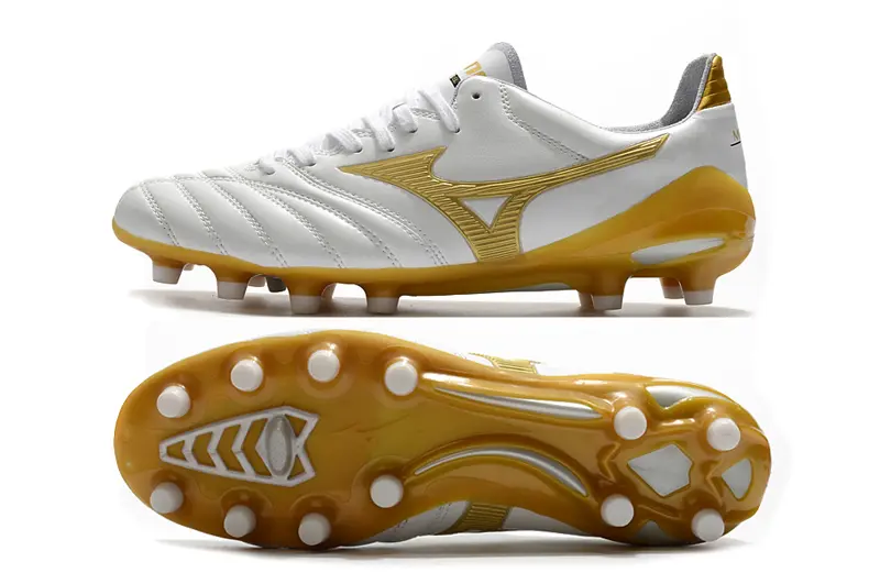 Mizuno Morelia Neo 2 FG - White/Bright Gold/Classic White