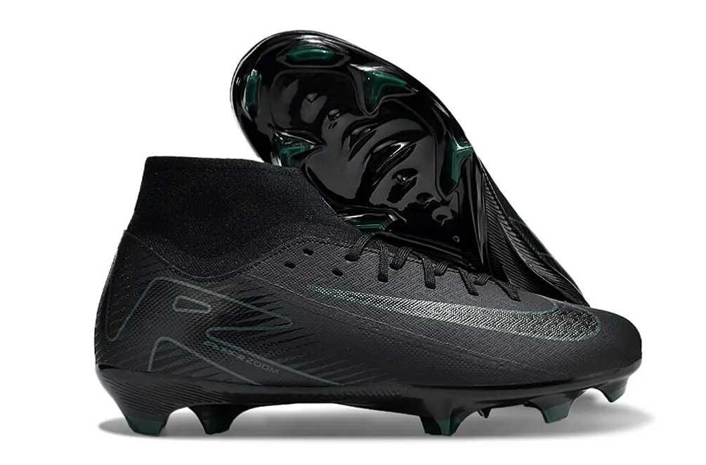 Nike Air Zoom Mercurial Superfly 10 Academy FG - Black/Forest Green/Shadow Black