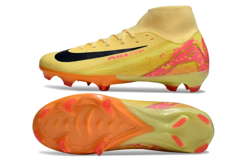 Nike Air Zoom Mercurial Superfly 10 Academy FG - Yellow/Vivid Pink/Neon Orange
