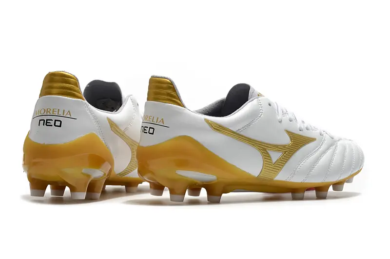 Mizuno Morelia Neo 2 FG - White/Bright Gold/Classic White