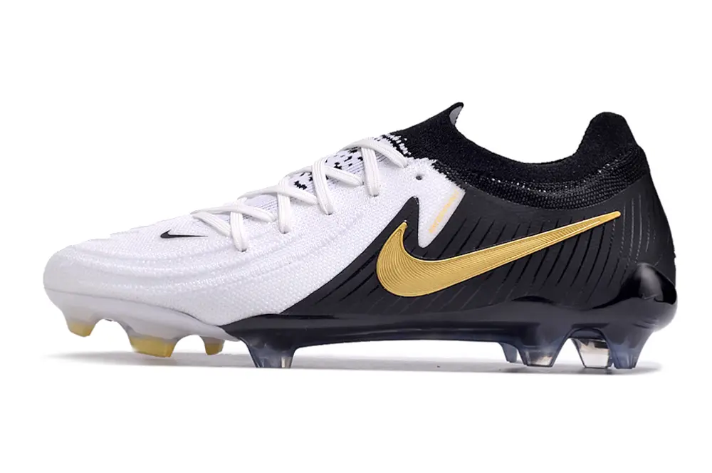 Nike Phantom GX 2 Elite FG - White/Jet Black/Metallic Gold