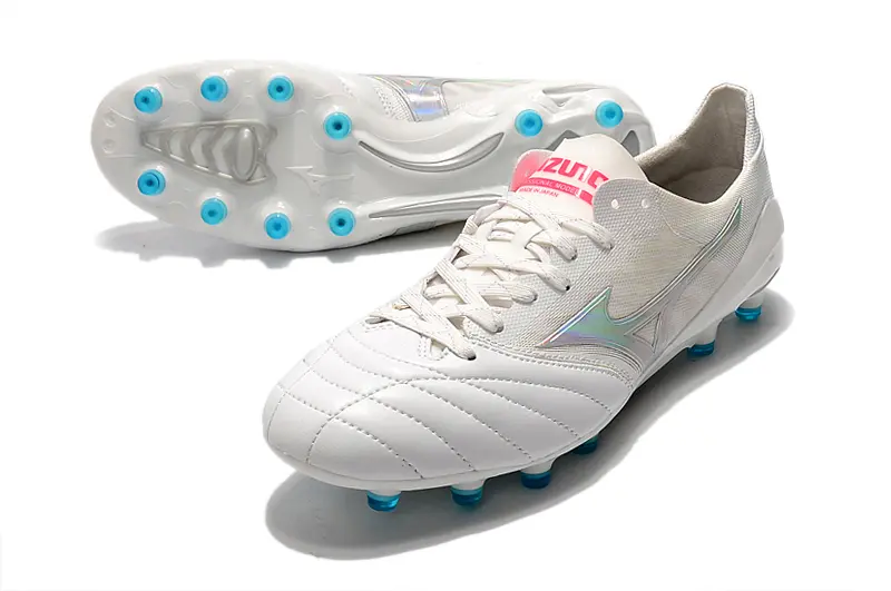 Mizuno Morelia Neo 2 FG - White/Iridescent Blue/Iridescent Pink