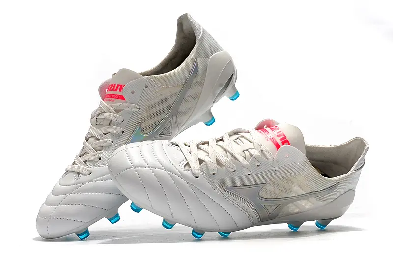 Mizuno Morelia Neo 2 FG - White/Iridescent Blue/Iridescent Pink
