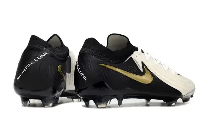 Nike Phantom GX 2 Elite FG - White/Bold Black/Gold Accent