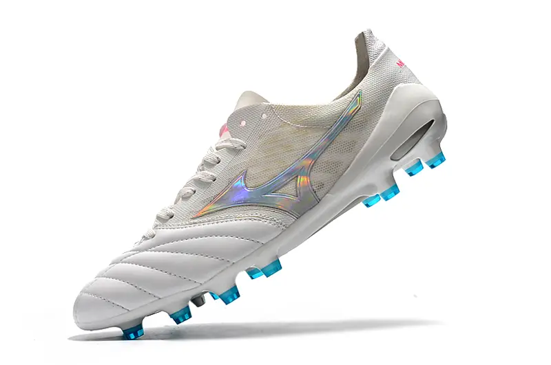 Mizuno Morelia Neo 2 FG - White/Iridescent Blue/Iridescent Pink
