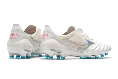 Mizuno Morelia Neo 2 FG - White/Iridescent Blue/Iridescent Pink