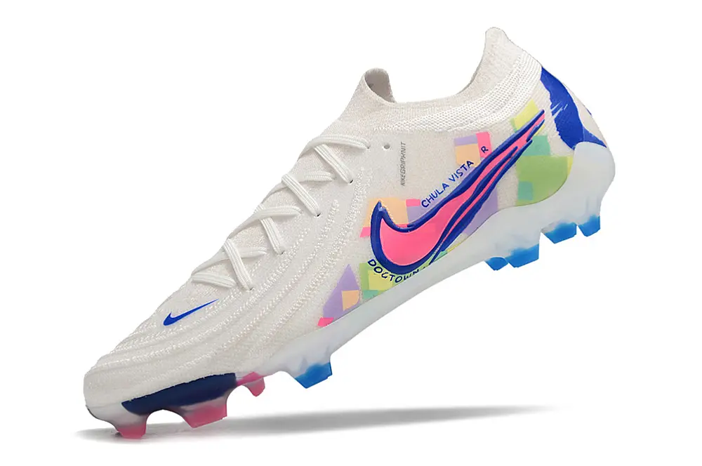Nike Phantom GX 2 Elite FG - White/Neon Pink/Mystic Blue
