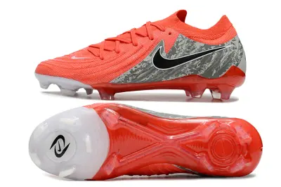 Nike Phantom GX 2 Elite FG - Red/Bright Coral/Gray Camouflage