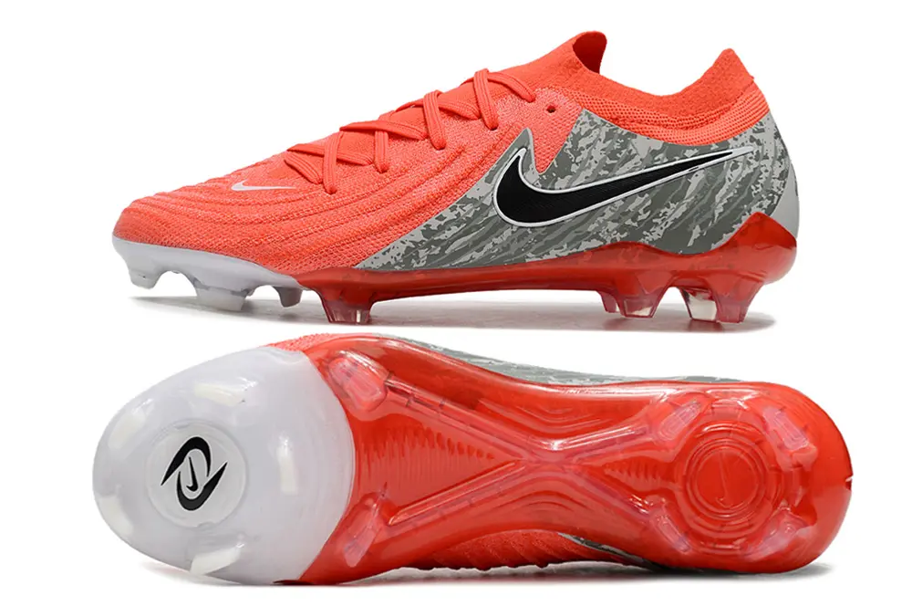 Nike Phantom GX 2 Elite FG - Red/Bright Coral/Gray Camouflage