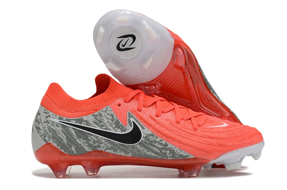 Nike Phantom GX 2 Elite FG - Red/Bright Coral/Gray Camouflage